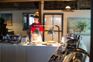 Our buffet crew is ready to get you what you need